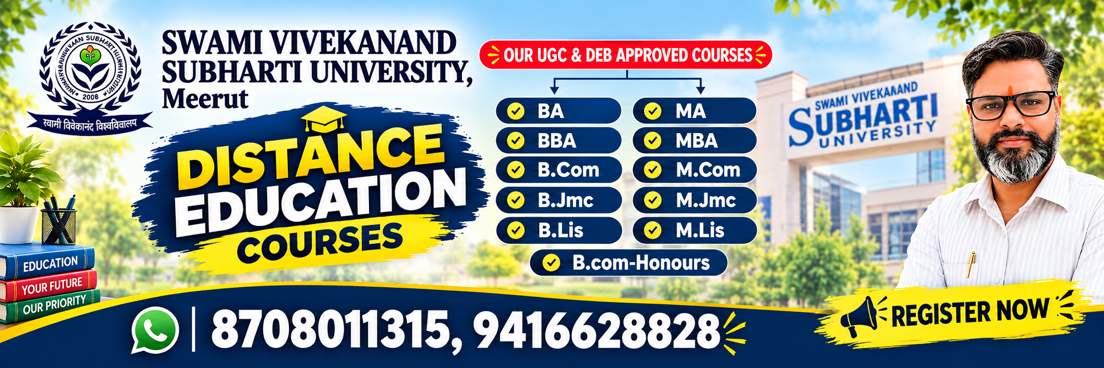 Swami Vivekanand Subharti University Distance Education Courses - Starling Education